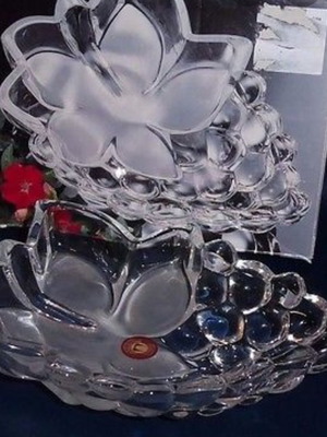Walther Glas grape-shaped bowl set of 6 from Germany