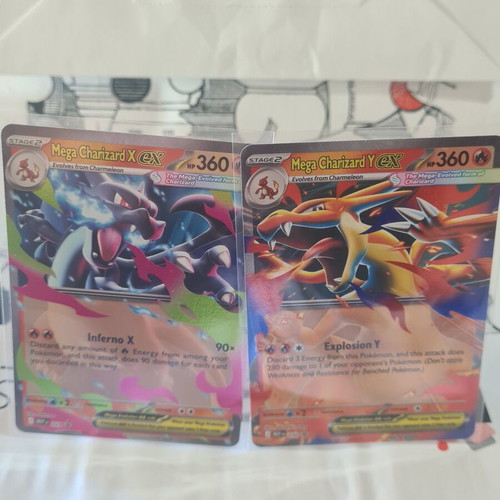 Charizard cards new, pack of 2