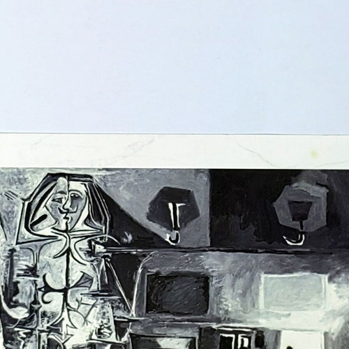 Pablo Picasso Las Meninas art print used, black and white