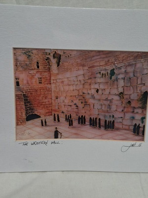 Μεταξοτυπία Western Wall του Israel G. Lavish σαν καινούργια