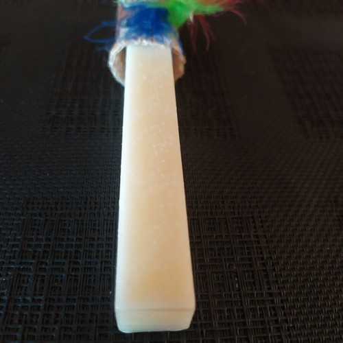 Easter Candle new handmade aromatic square wax 25 cm