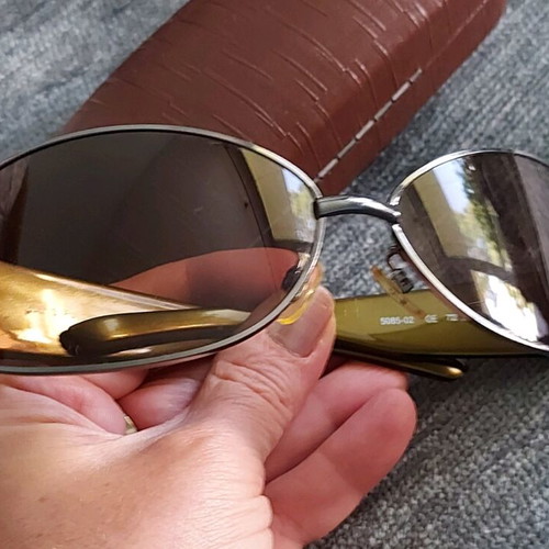Bluepoint women's panoramic sunglasses 5085-02 like new, brown