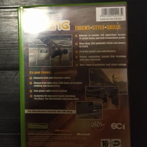 Rolling Xbox used sports video game