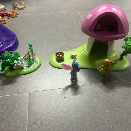 Playmobil Fairy Mushroom House in like new condition