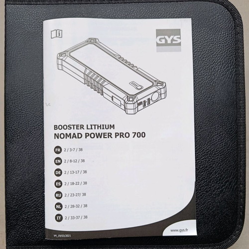 Booster Lithium Nomad Power Pro 700 like new