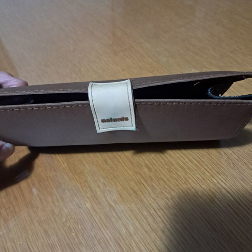 Aslanis handbag like new, brown, 13x21 cm