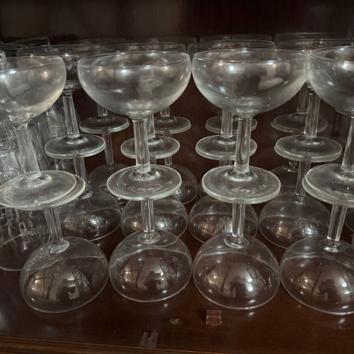 Glass champagne glasses new, pack of 24, professional or party use