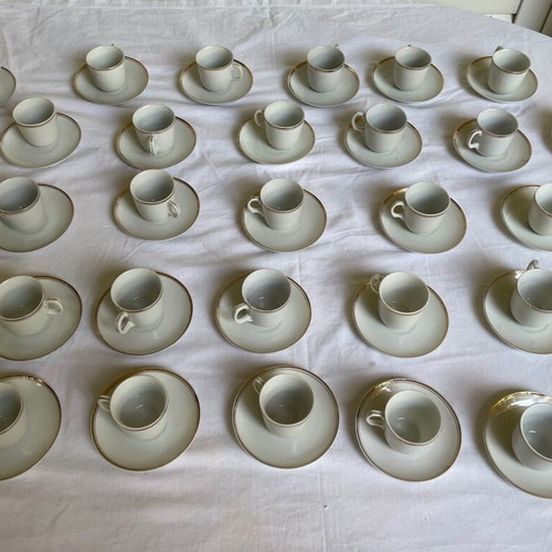 Set of 30 used coffee cups Japanese porcelain 1945-1952