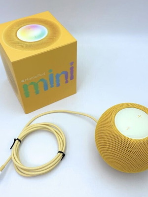 Apple HomePod mini smart speaker yellow, like new