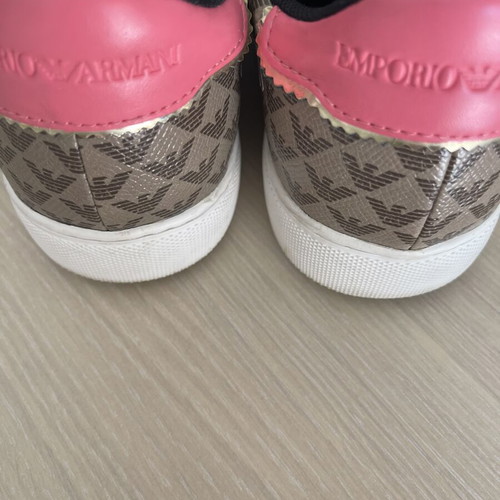 Emporio Armani sneakers like new, beige, size 38