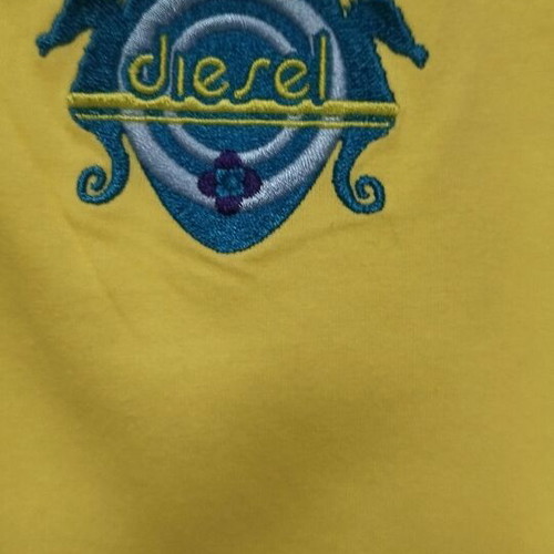 Diesel sleeveless cotton shirt like new, yellow