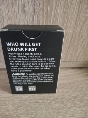 Drinking Card Game new