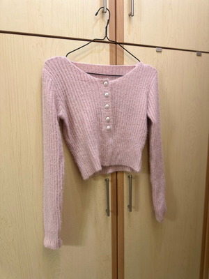 Pink pullover like new, size S / 36 / 8