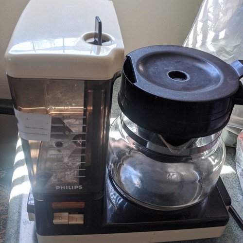 Philips vintage filter coffee maker 70s/80s retro, fully functional
