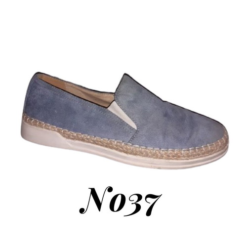 Women's espadrilles No37 used, light blue