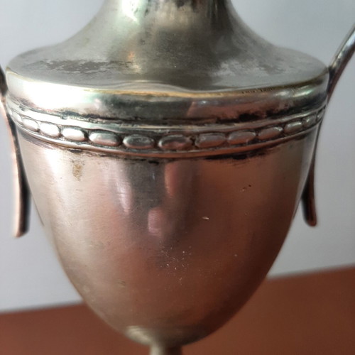 Victorian style amphora used, decorative trophy cup