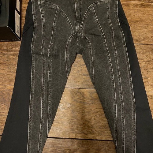 Elastic denim pants new, size XS