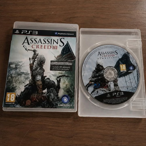 Assassin's Creed PS3 Bundle like new with Assassin's Creed III and Black Flag