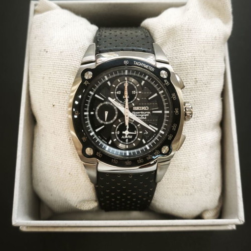 Seiko Sportura Alarm Chronograph 7T62 watch NOS with box