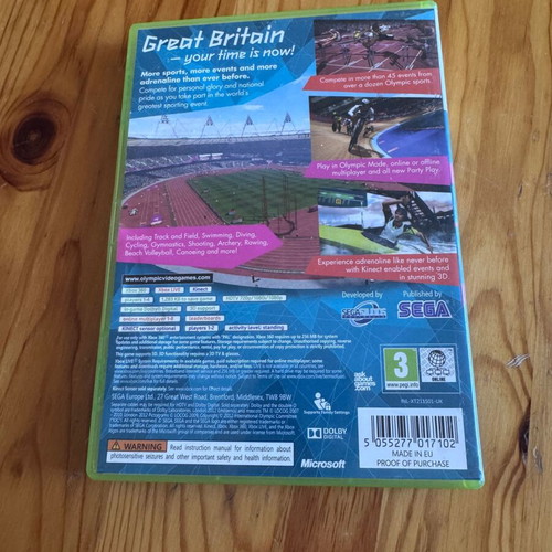 London 2012 Xbox 360 game like new, sports simulation