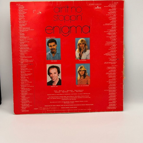 Enigma Ain't No Stoppin' vinyl record used