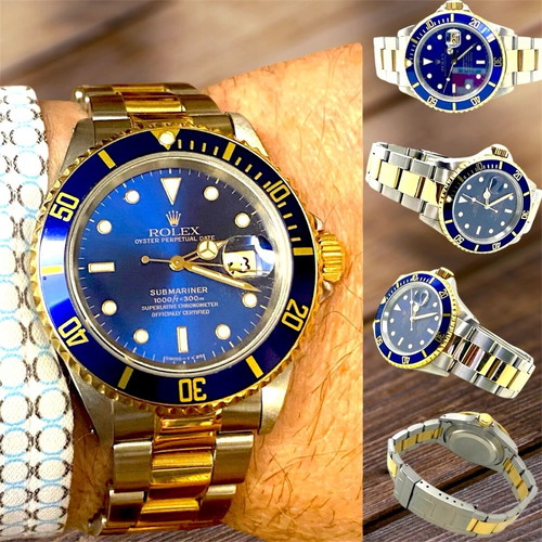 Rolex Submariner 3135 used with box and papers, like new condition
