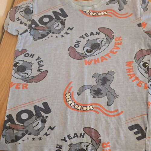 Boys' T-shirts size 116 cm, pack of 10, white and blue