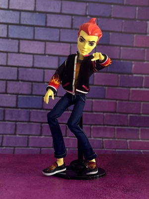 Κούκλα Heath Burns Monster High G1 σαν καινούργια