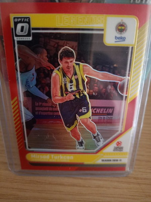 Mirsad Turkcan 02/99 Fenerbahce Optic Donruss card like new