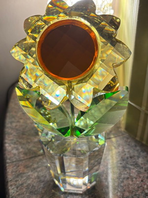 Sunflower Swarovski large 21 cm rare, like new