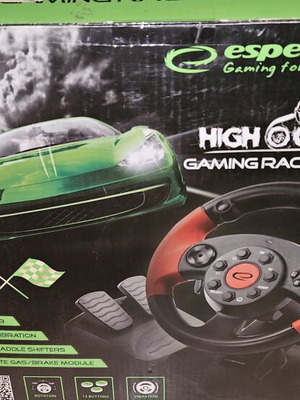Racing wheel for PC, PS2, PS3