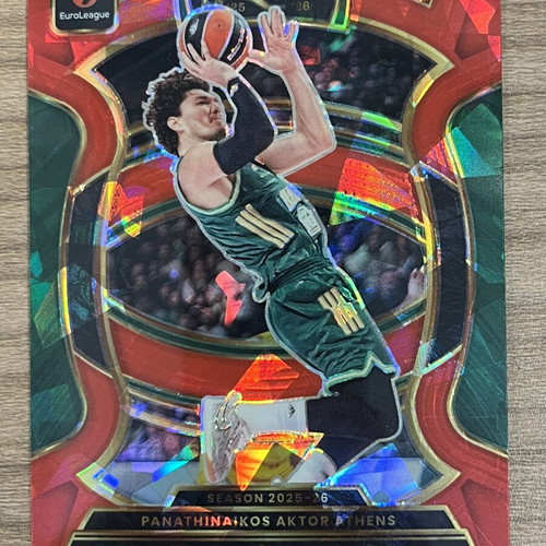 2025-26 Panini Select Euroleague Basketball Cedi Osman Red Ice card like new