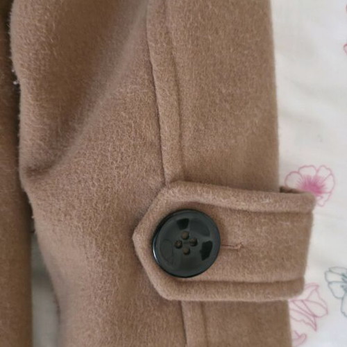 Wool camel coat women's IBIS Pret-a-Porter like new, size 2