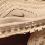 Nike Air Max 97 αθλητικά μεταχειρισμένα, μέγεθος 37,5, άσπρα