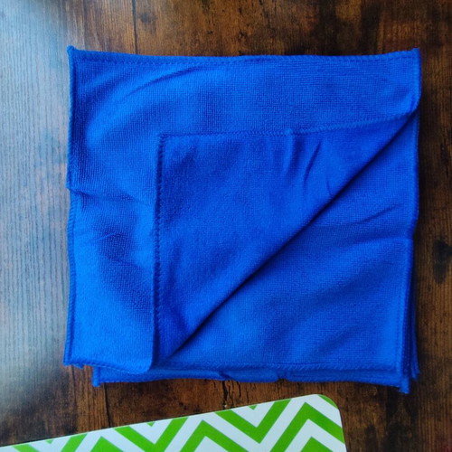 Microfiber cloths new, pack of 10, blue