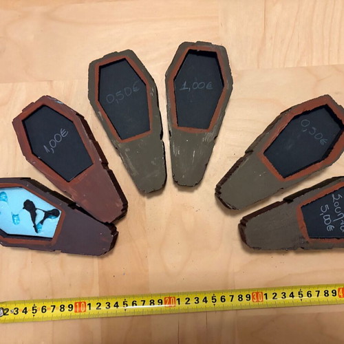 Star Trek Ferengi Pads set of 6, handmade Halloween and sci-fi decor