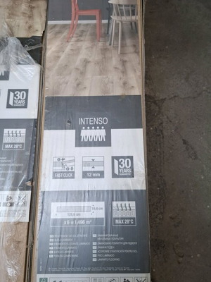 Laminate parquet new, 2 packs, 3m³
