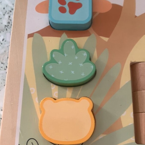 Wood’n Play wooden activity table for toddlers