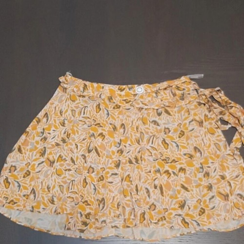 Toi&Moi yellow summer mini skirt new