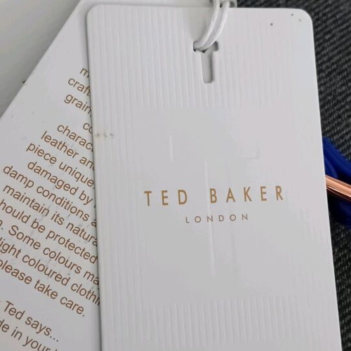 Ted Baker cross body leather bag cobalt blue new