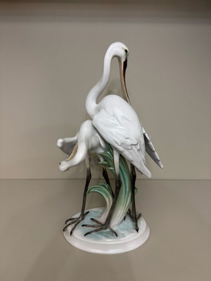 Πορσελάνινη φιγούρα Herend Ερωδιών σαν καινούργιο