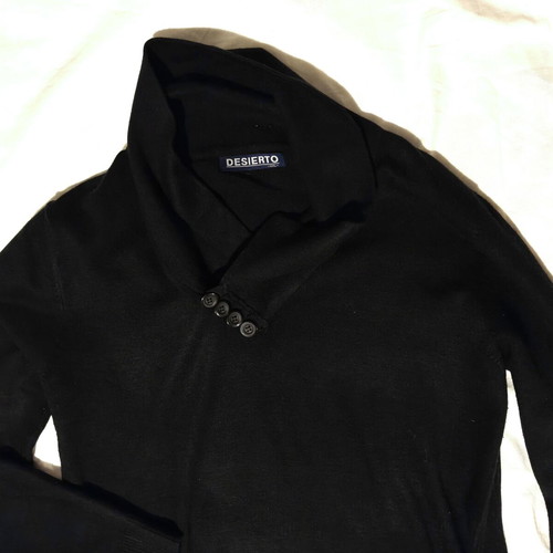 Elastic black jumper by Desierto like new unisex