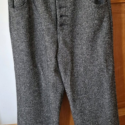 Bouclé pants gray like new, size M 38 10 A-Style