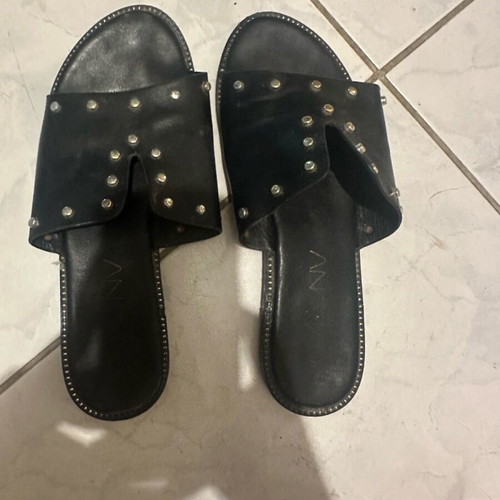 Envie sandals used, black with studs, size 37