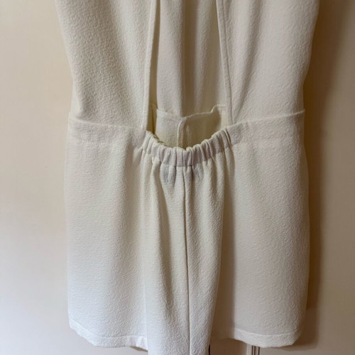 Minkpink white one-piece shorts like new, size M