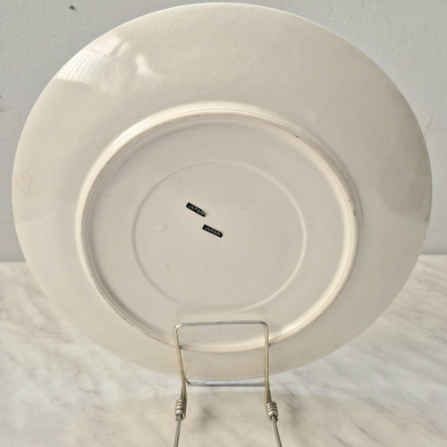 Decorative Japanese Plate with Peacock Design like new