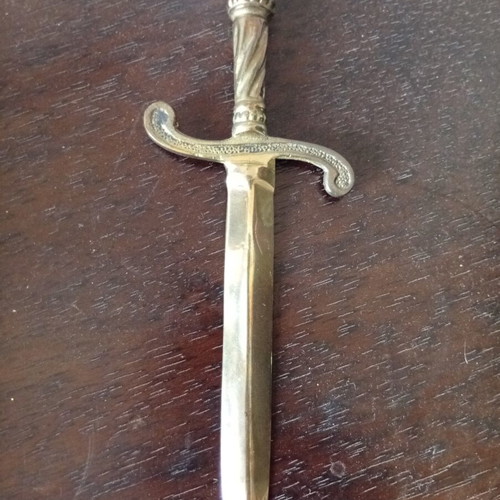 Brass Paper Cutter like new