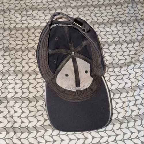 Trützschler gray hat used with white embroidery
