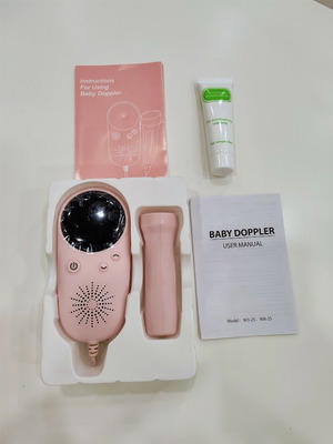 Portable fetal doppler with LCD display new