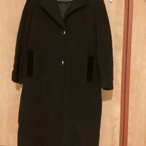 Coat black like new, sizes S and M